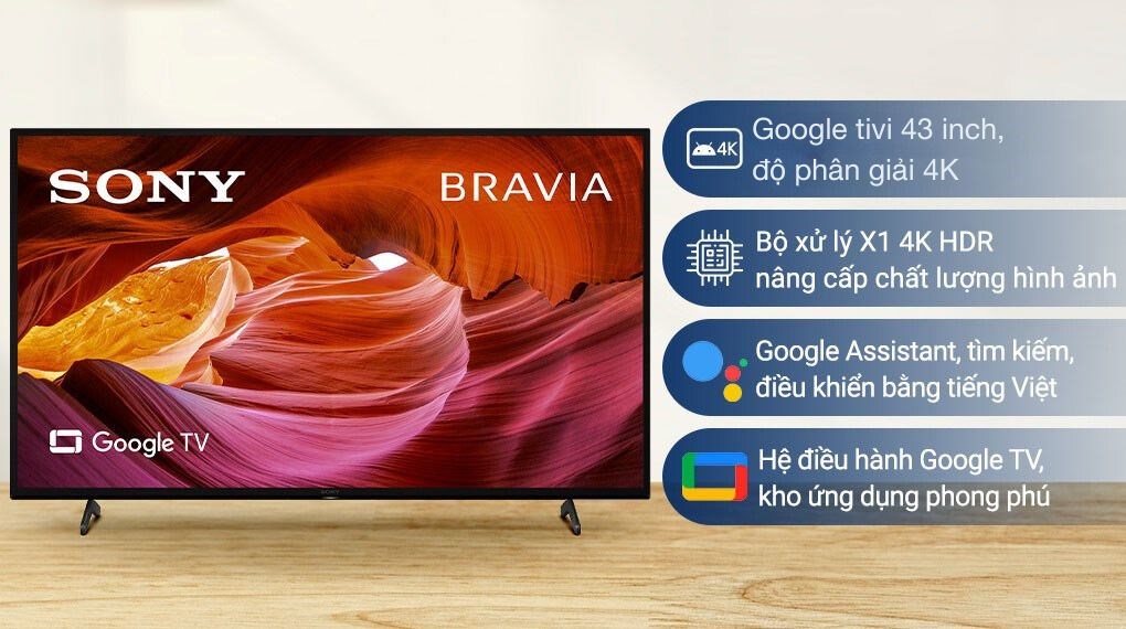 Tivi Sony 55 inch Google KD-55X75K